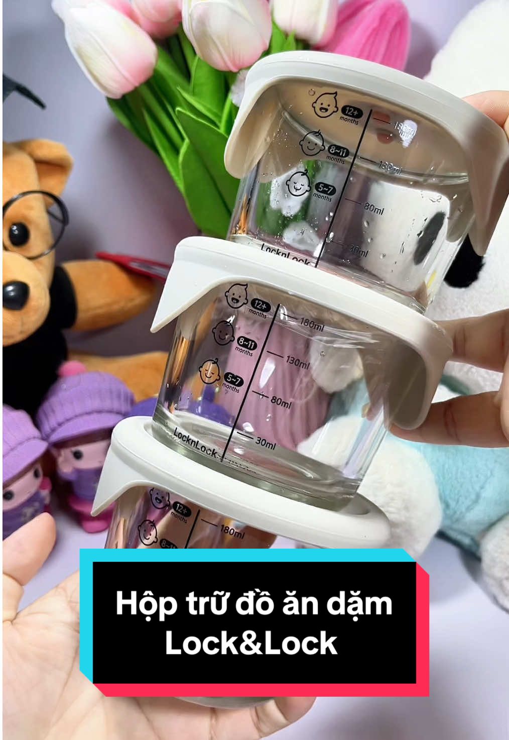 Mẹ nào đang tìm hộp trữ đồ ăn dặm thì xem liền nha 😍 #HopTruDoAnDam #LocknLock #MeBimReview #DoDungEmBe #AnDamTienLoi 