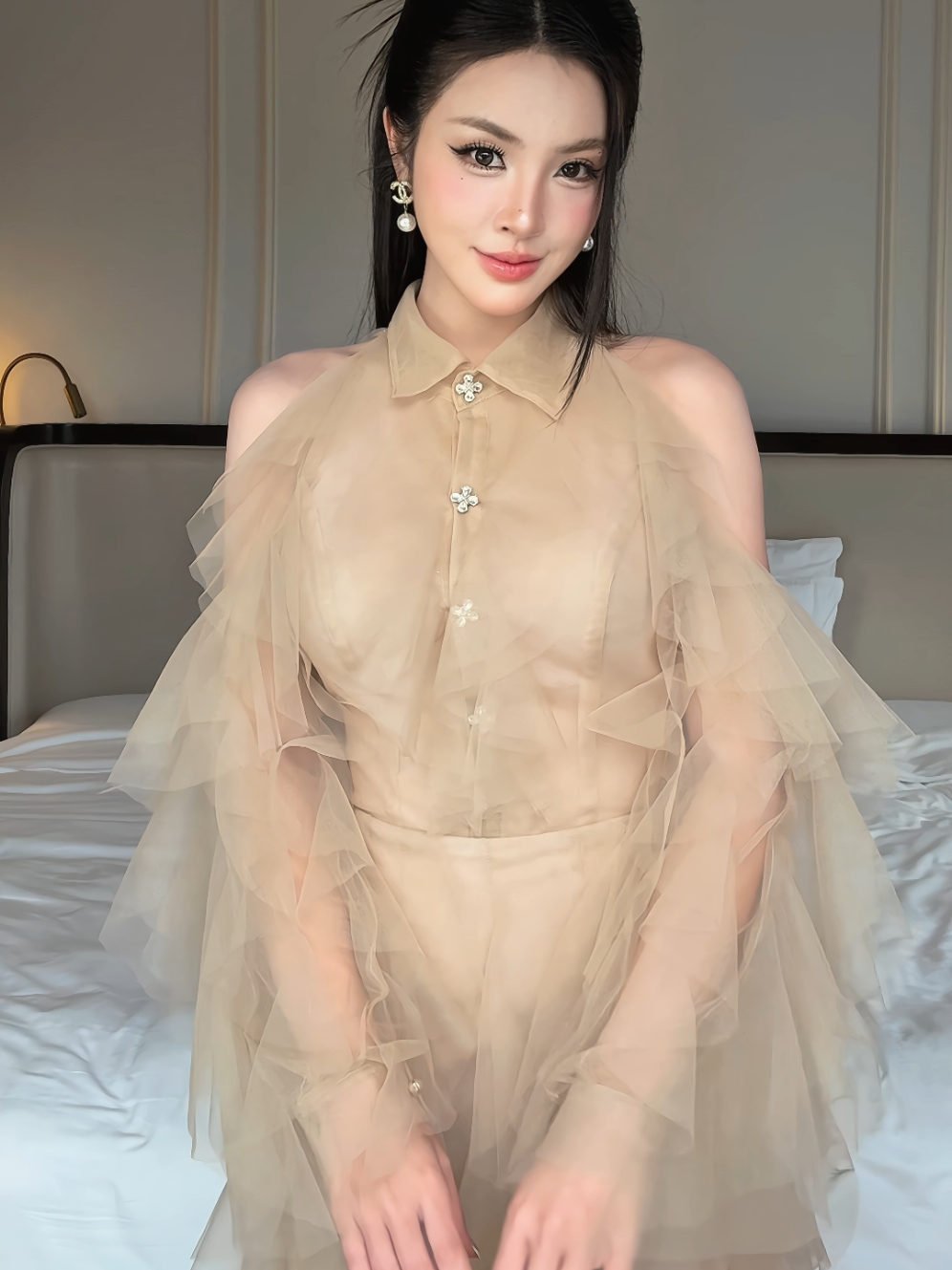 Điều tuyệt vời là khi anh dùng sự dịu dàng của mình để đáp lại sự cứng đầu của em... KD390 #Khiết #damthietke 