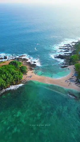 මගේ මව්බිම කොයිතරම් සුන්දරද 🥹🏝️🌿 #Nature #bulebeach #sea #matara #downsouth 