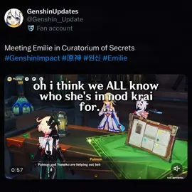 oh emilie your power end him for me ✊😭 VIDEO: @Zyden (girl i completely forgot the credit, i am so sorry) tags :) #emiliegenshinimpact #GenshinImpact #dottore #nodkrai #vygris 