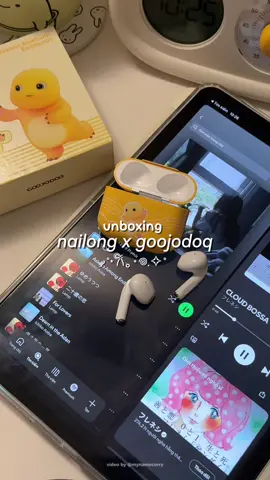 nailonggg 🍂✨🫧 #unboxing #unbox #tainghebluetooth #nailong #goojodoq 