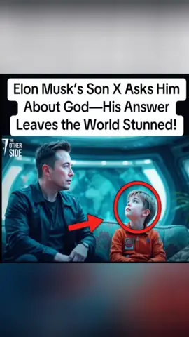 Elon Musk's Son X Asks Him About God -His Answer Leaves the World Stunned! #elonmusk #son #stunned #story 