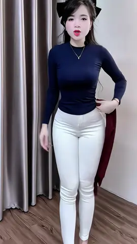 Ao Thun Cố Tròn Dài Tay #aothun #aothunnu #aothunombody #thoitrangnu #xuhuongtiktok 