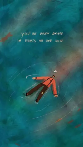 Real courage is deciding to fight when giving up feels easier. . . . . . #illustration #illustrator #fyp #drawing #animation 