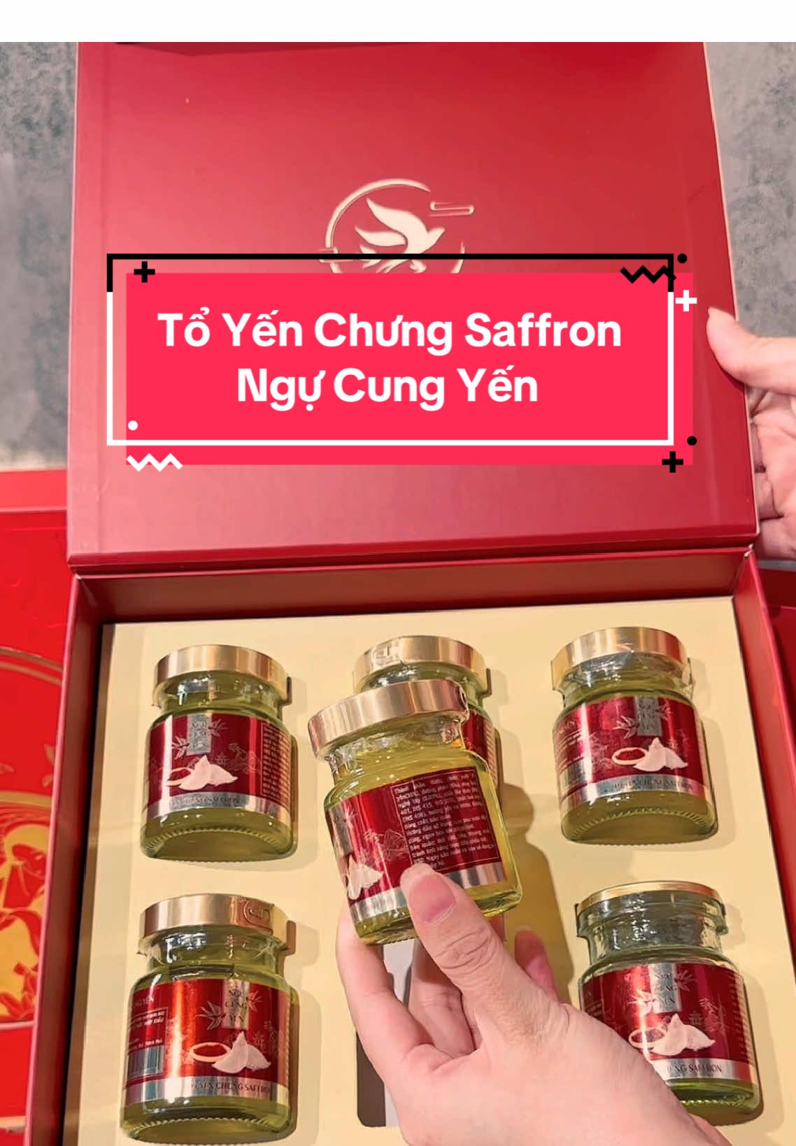 Yến Hũ Chưng Sẵn. Tổ Yến Chưng Saffron #ngucungyen #quatangsuckhoe #yenchungsan #quabieu #yensao 