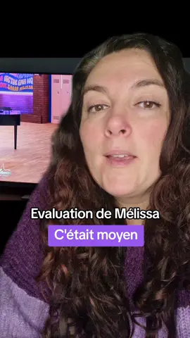 Vous en avez pensé quoi ?  #melissa #evaluation #staracademy 