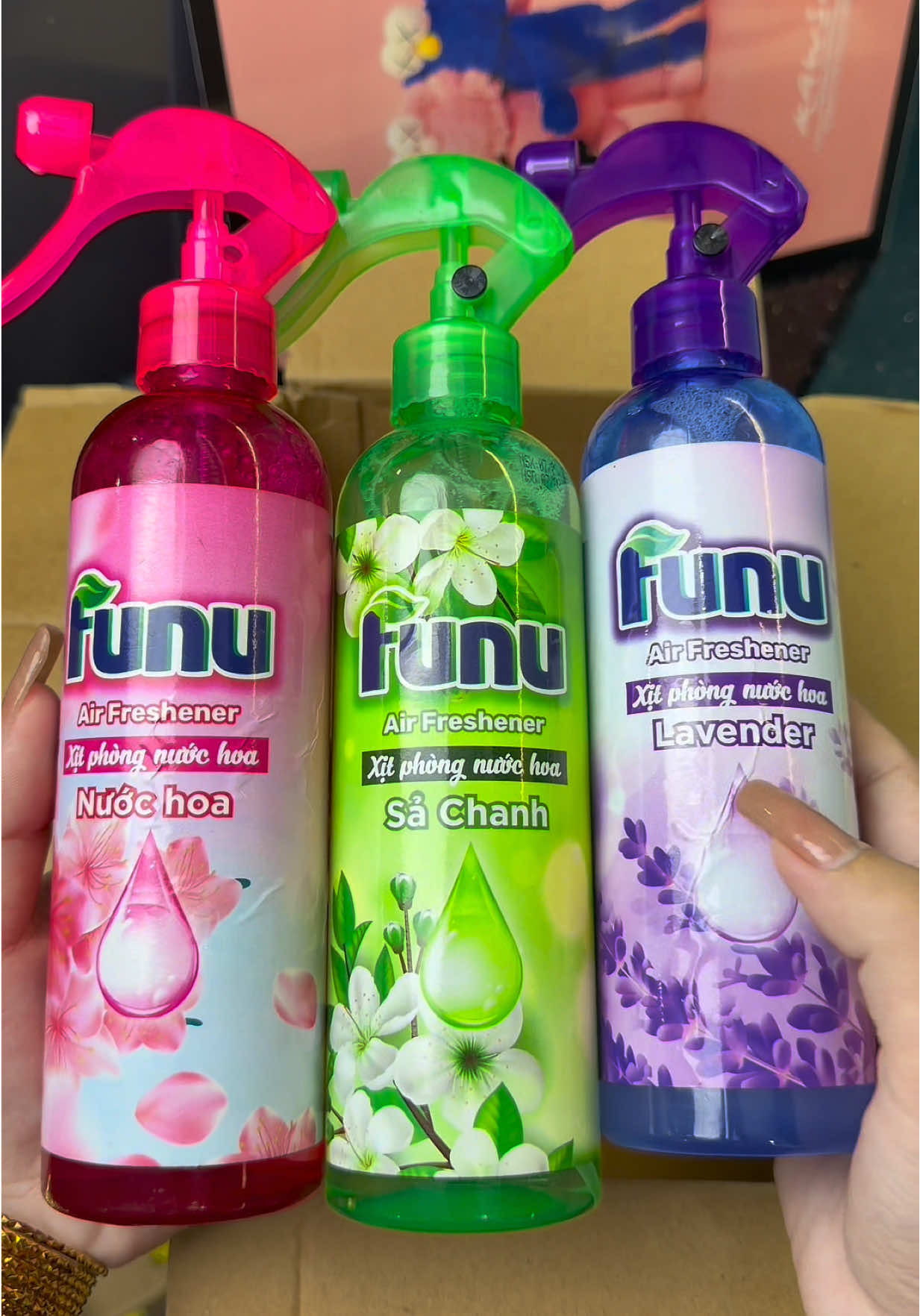 Xịt phòng Funu mùi hương nước hoa#emkieutaphoa #funu #xitphongfunu #xitphongfununuochoa #xitphonghuonglavender 