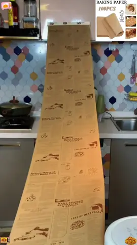 50/100pcs Kraft Parchment Pape, Take advantage of the current promotion price is very cheap, hurry up to buy it#kitchen #fyp #foryou #tiktokshop #Home 
