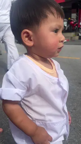 เด็กน้อย1ขวบ1เดือนกับขบวนแห่พระอ๊ามจุ้ยตุ่ย #กินเจภูเก็ต