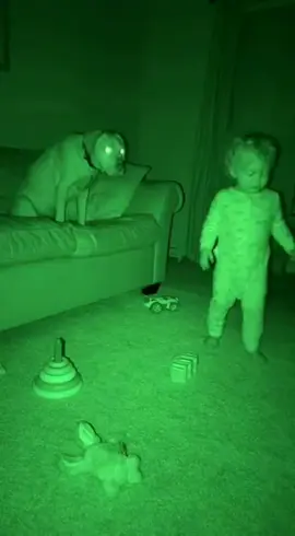 Night 70 - The baby started floating again… I swear nothing touched him. Nuit 70 - Le bébé s’est remis à léviter… je jure que rien ne l’a touché. #videosurveillance #nightvision #paranormal #creepyfootage #weirdnight 