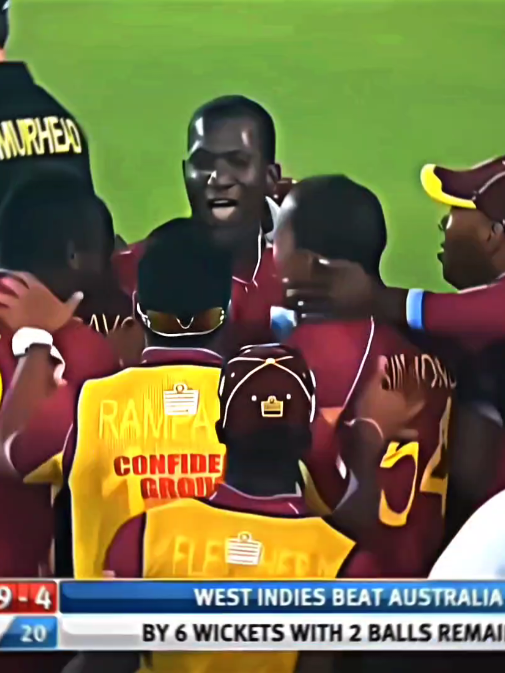 When mighty West indies destroyed Australia in 2014 T20 WC Semi final 👀🥵🔥 #foryou #foryoupage #fyp #trending #shoaib_edits10 