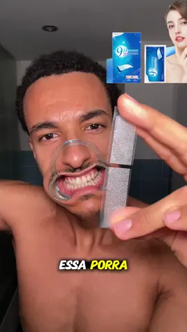 Depois de usar, meus dentes ficaram bem mais brancos confiança total! 💎#tiktokshop #viral #9D 