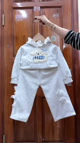 Bộ nỉ cho bé gái #tiemmeken #bochobegai #bobegai #bothudongchobe #bonichobe 