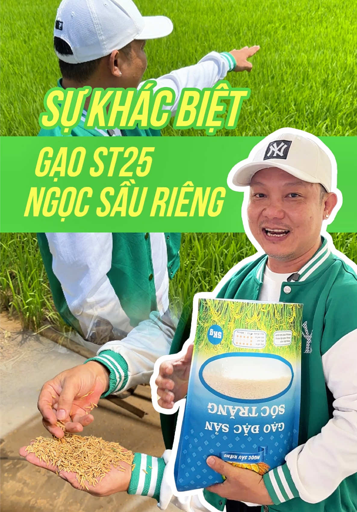 Sự kh.ác b.iệt của gạo ST25 Ngọc Sầu Riêng ☺️ #ngocsaurieng #banhangthattam #leduyngoc #gaost25 #gaost25luatom 