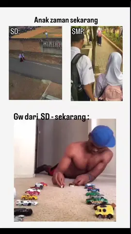 GK tau kenapa lebih seru main mobil mobilan njir😂#follow #like #meme #old 