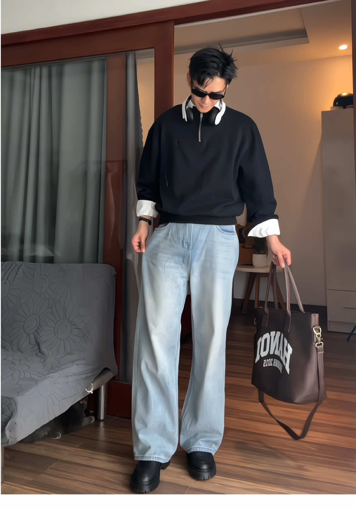 Outfit mùa thu #phoidonam #outfitideas #quanjeannam #quannamdep #myoutfit 