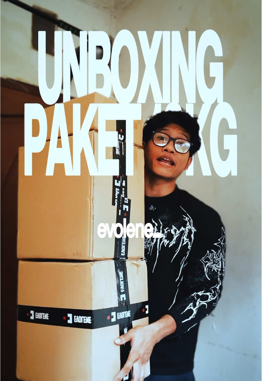 unboxing paket 10kg dari evolene #fyp #gym #gymmotivation #evolene 