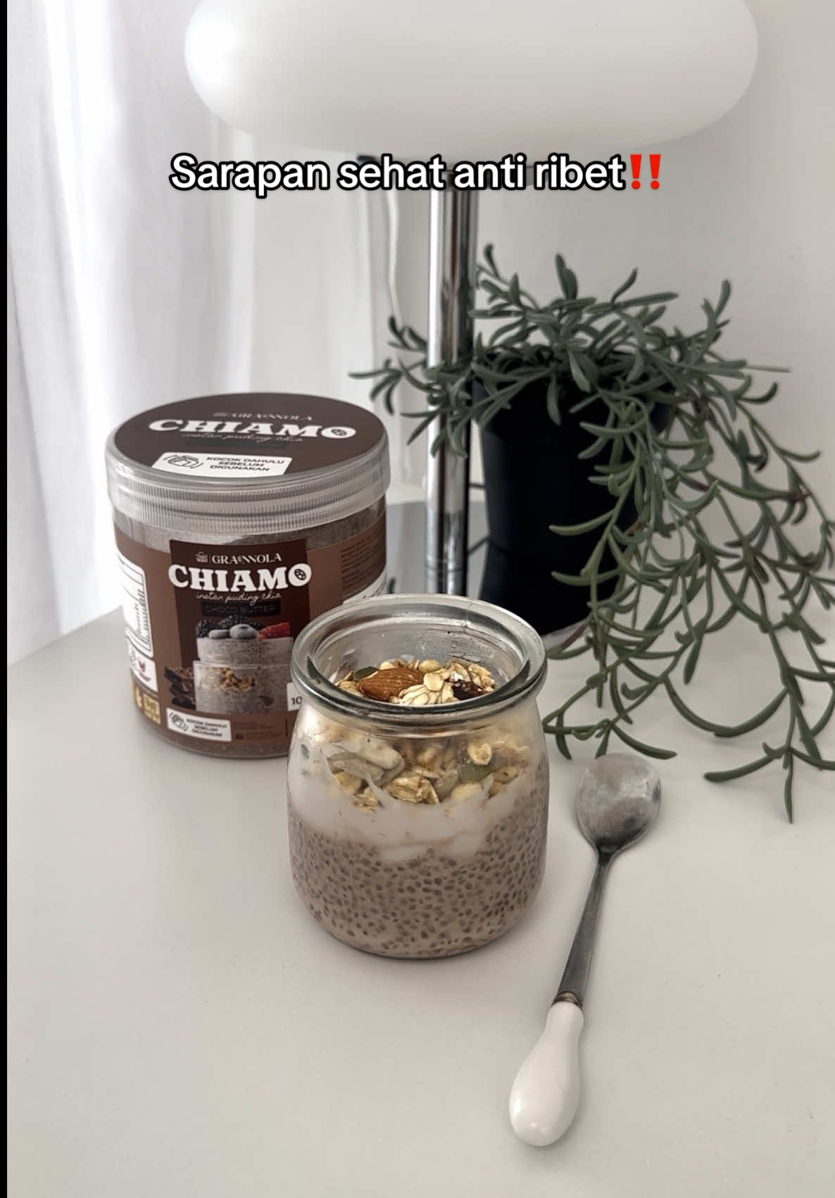 Sarapan sehat gak harus ribet, cukup 5 menit aja bisa seenak ini 😍 #chiamo #timurtengah #sehat #healthyfood #health 