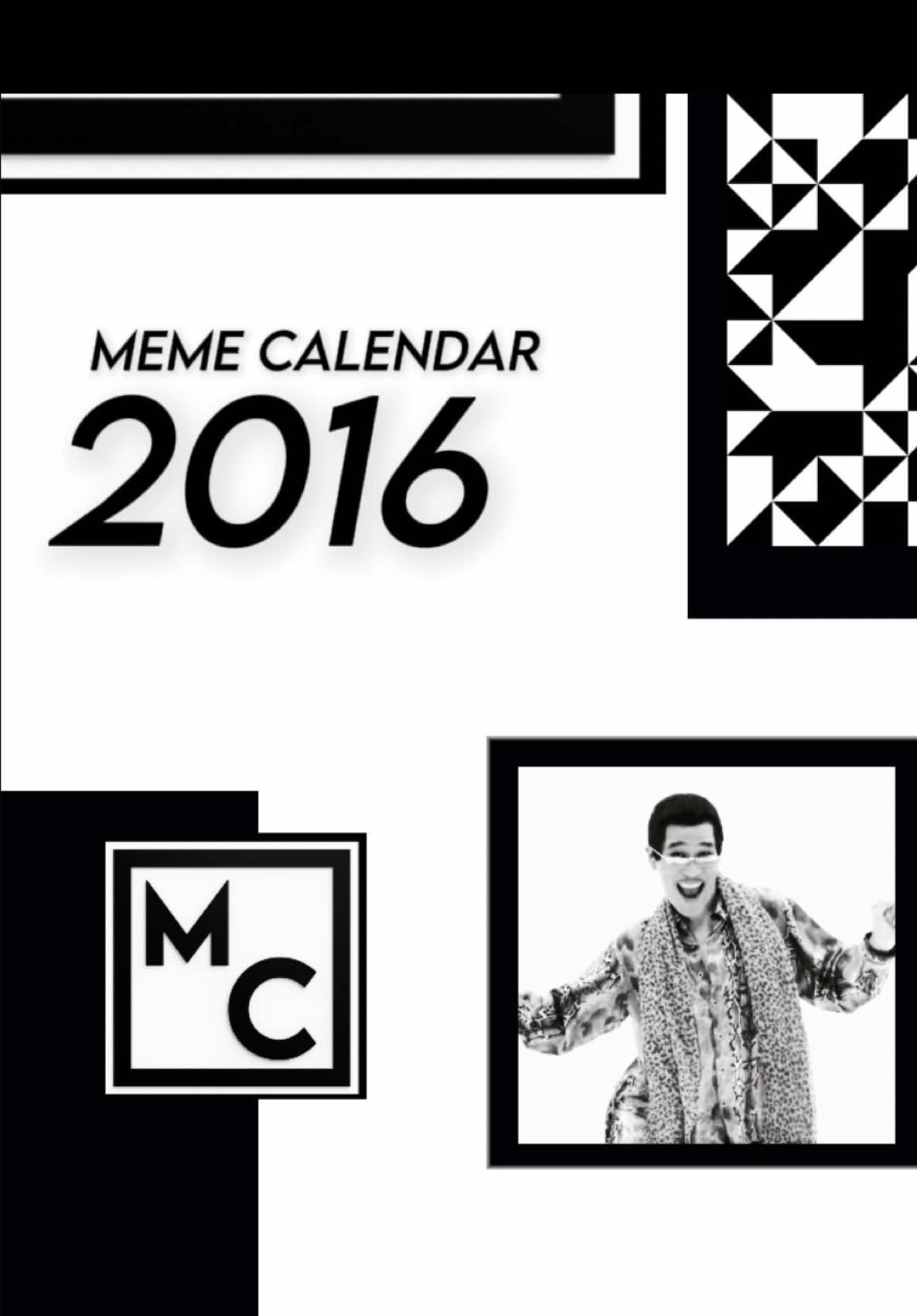 MEME Calendar 2016 | Recap #fyp #meme #memestiktok #memes #nostalgia 