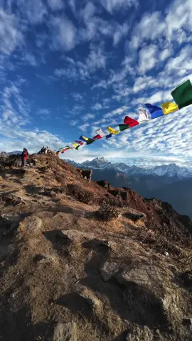 Every step was worth this view #NepalTrek #panchpokhari #pachpokhari #pachpokharitrek 