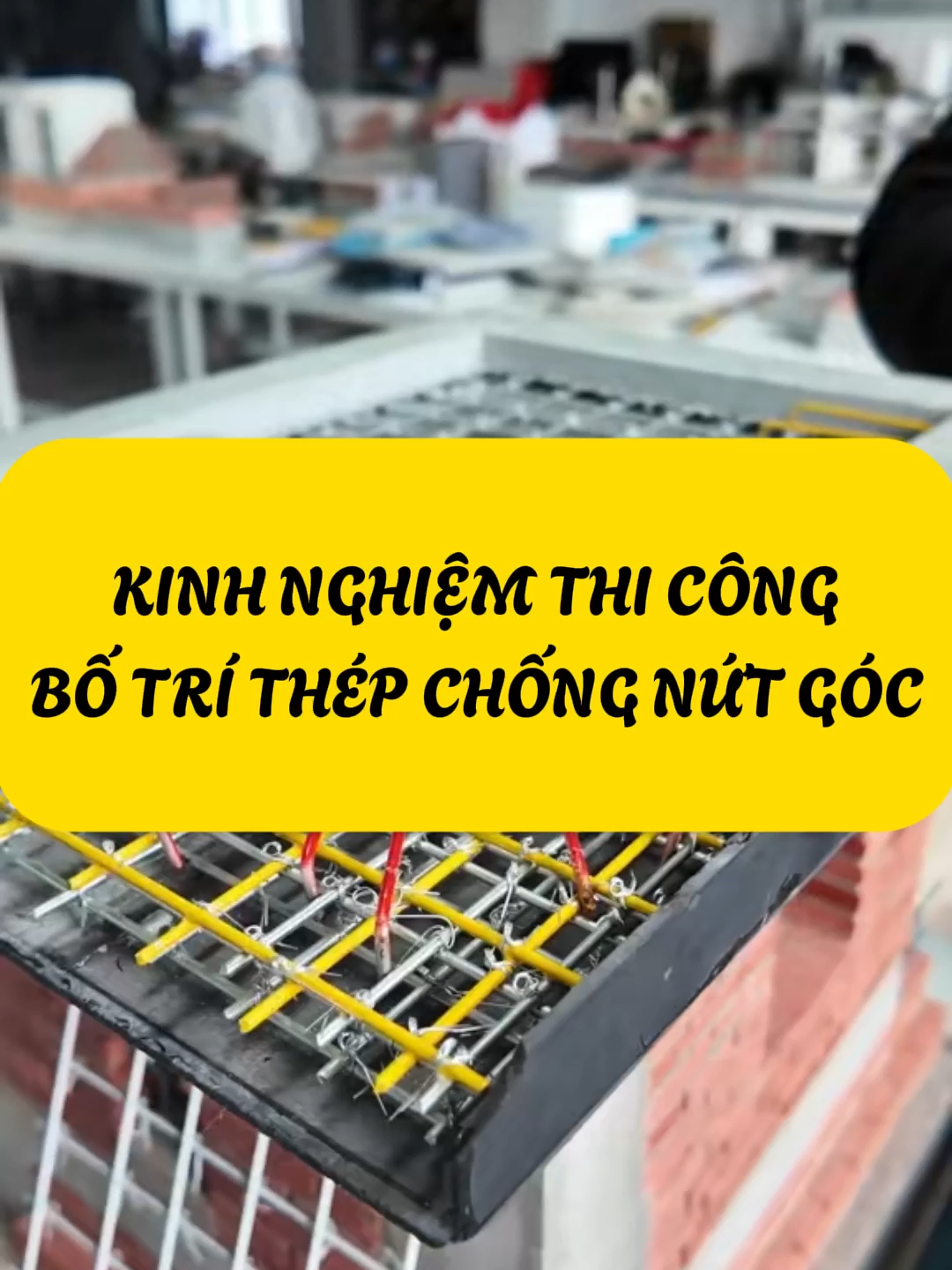 Chia Sẻ Kinh Nghiệm Thi Công  Bố Trí Thép Chống Xé Nứt Góc Mái  #kinhcanreview #xaynha #xaydung