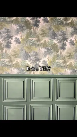 What do you think? We love it 🥰 #decoratewithme #panelwall #panelwallpaper #interiorinspo #livingroominspo 