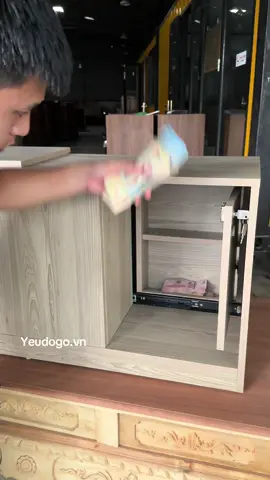 Tủ tv có ngăn bí mật đố ai biết #trending #viralvideo #yeudogo #furniture #hiddentalents 