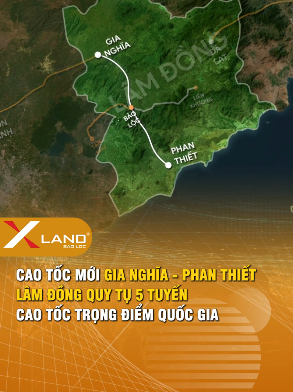 Cao tốc mới Gia Nghĩa - Phan Thiết. Lâm Đồng nơi trọng điểm của hạ tầng giao thông quốc gia, liệu đang có điều gì chuẩn bị bùng nổ tại đây? #xland #lamdong #xuhuong #tintuc #caotoc 