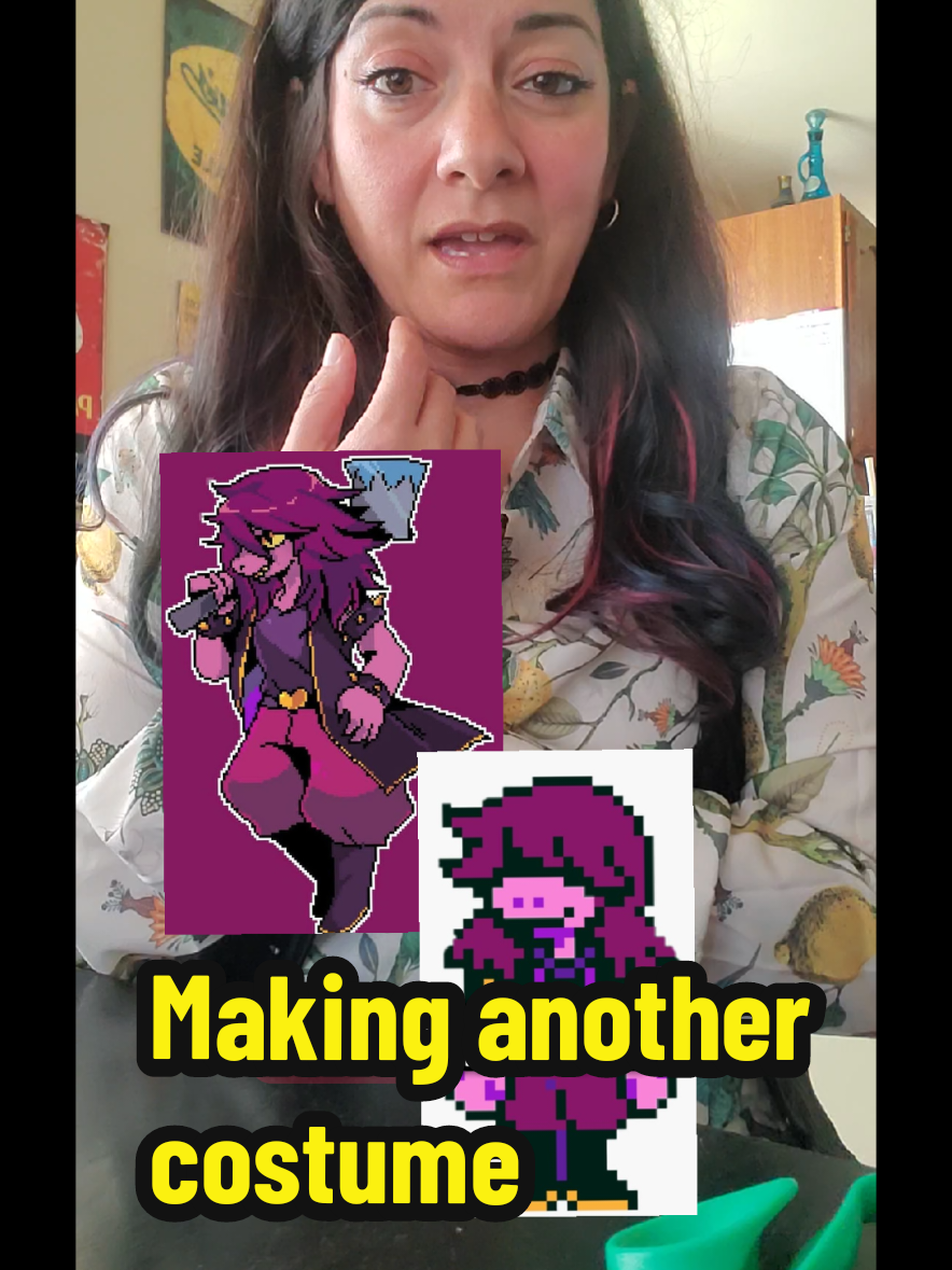 Helping my son with his Susie costume and I love how these spiky arm bands turned out. So easy to do. Actually now I feel like he should dress up as bowser too one day so we can use these again  #halloweencostume #susiedeltarune #deltarune #crafting 