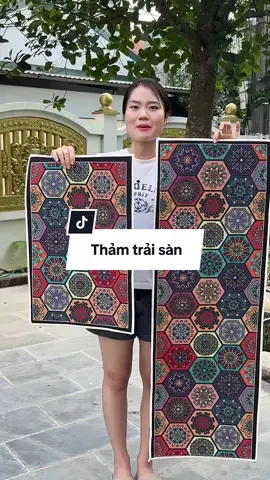 Combo 2 tấm thảm trải sàn hoạ tiết sang trọng mà giá quá rẻ #thamtraisan #combo2thamnhabep #thamnhabep 