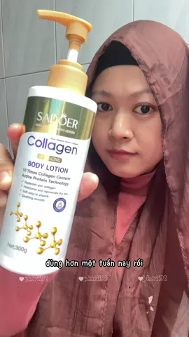 Thử hơn 1 tuần và kết quả vượt mong đợi luôn đó 😚#SadoerCollagen#Suaduongthe#ReviewThatNhon #DaMinThomMem #BodyLotionMeQ