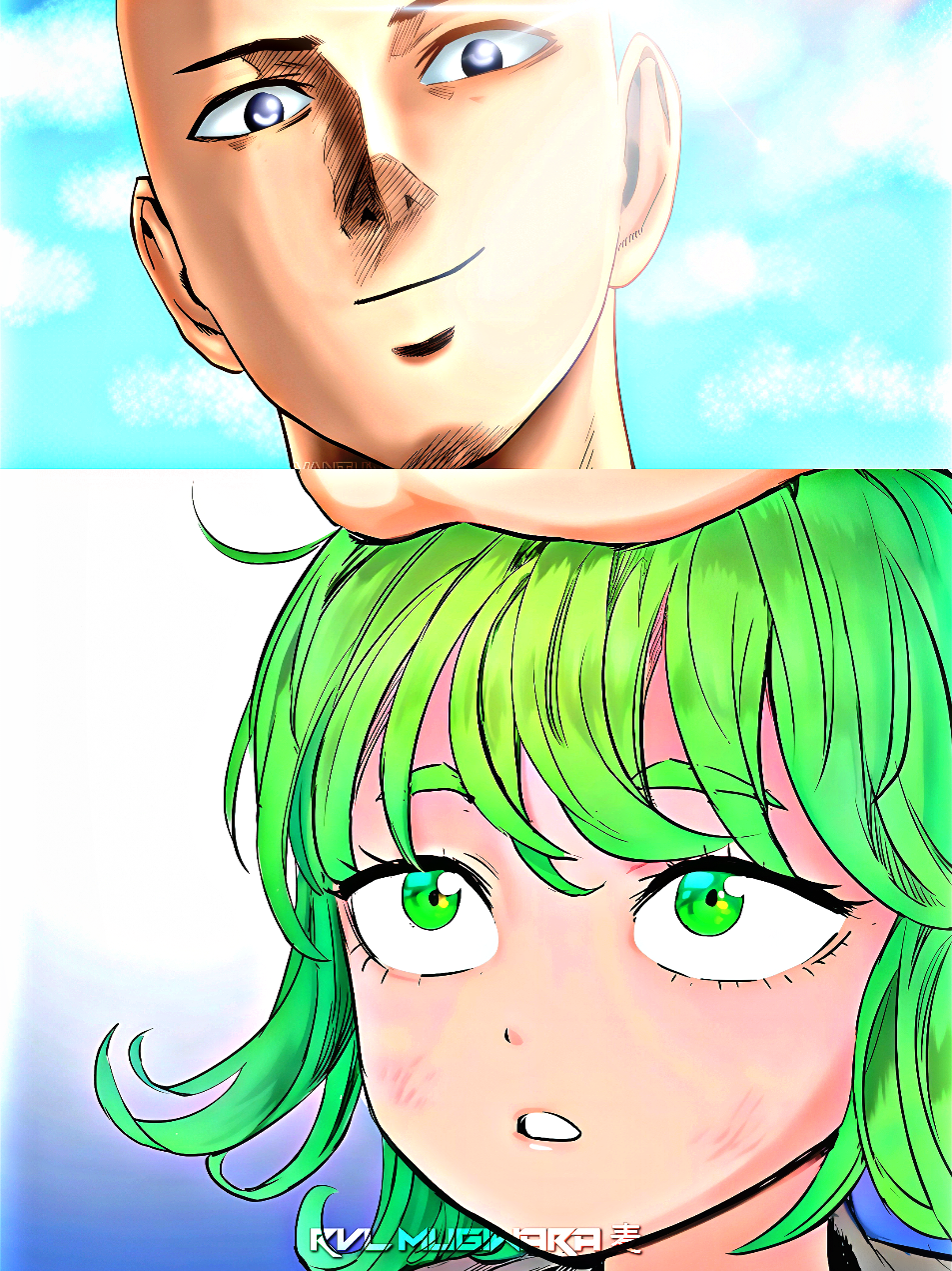 Cewek setantrum ini bisa dijinakin si botak 😹 #tatsumaki #saitama #onepunchman #manga #ravil🌅 