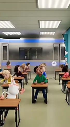 Буба свалил с Урока 📚 #Sora #Нейросеть #Буба #Booba #Buba 