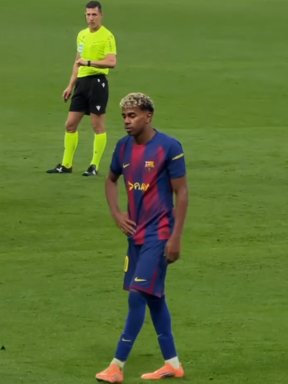 Lamine yamal vs Real Madrid 🔥  @fcbarcelona  #laliga  #ElClasico  #LamineYamal