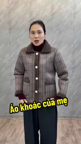 Áo khoác ấm mua tặng mẹ #lanviss #xuhuong #thoitrangtrungnien #aokhoactrungnien #mẹ 