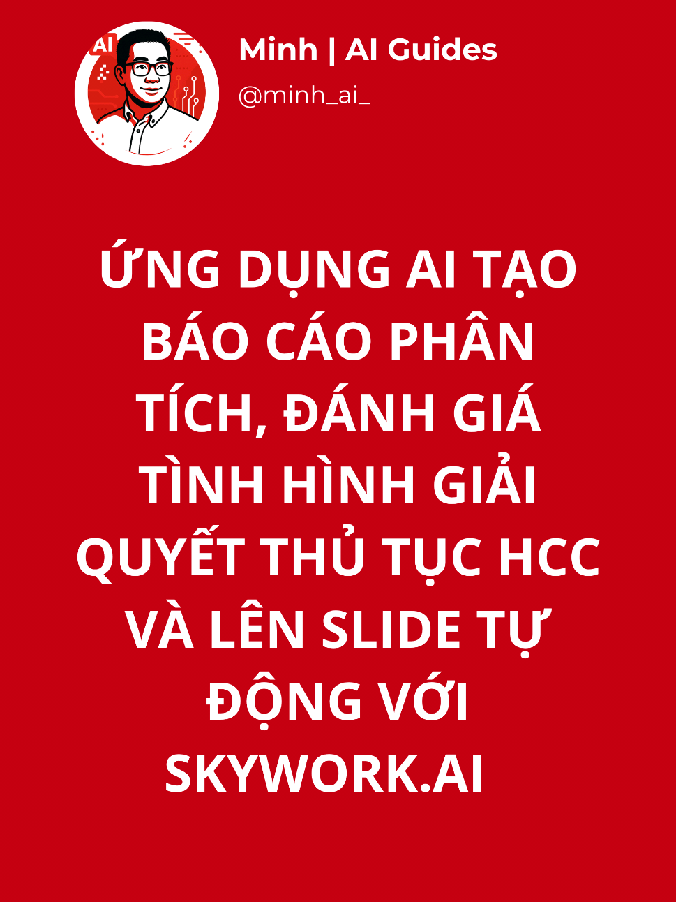 Từ dữ liệu thô các hồ sơ giải quyết thủ tục hành chính công tại xã phường 1 quý, ứng dụng AI tạo báo cáo phân tích, đánh giá và đề xuất giải pháp cải tiến. Tạo slide tự động cho báo cáo bản word để trình lãnh đạo. #canbocongchuc #xuhuong #LearnOnTikTok #minhaiguides #AIcongchuc 