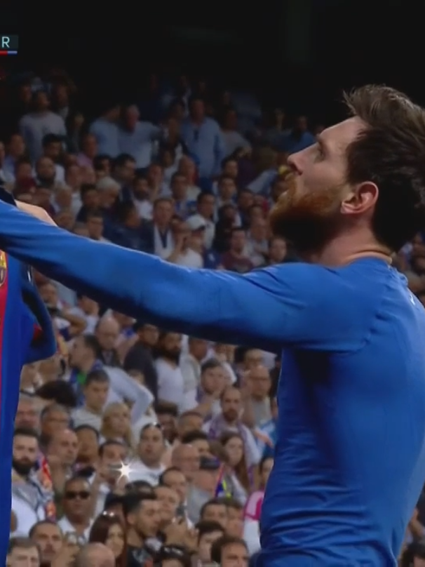 هدف ميسي القاتل ضد الريال مدريد #Messi #cristianoronaldo #fyp #fy #viral 