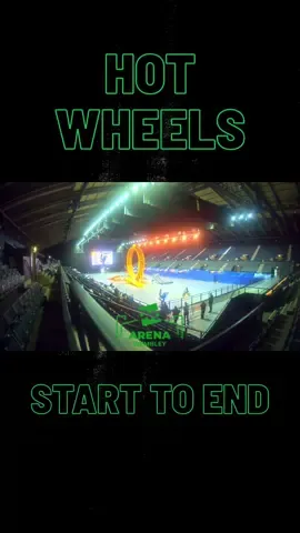 The @Hot Wheels Stunt Show at OVO Arena Wembley in its glory; from start to finish 🚘🤩 #hotwheels #cars #show #setup #race 