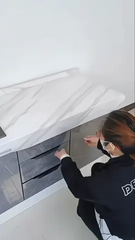 #สติ๊กเกอร์กันน้ํา #สติ๊กเกอร์ติดผนัง #รีโนเวทครัว #วอเปเปอร์ติดผนัง #tiktokป้ายยยา 