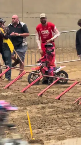 The cutest little gal to ever hit the track 