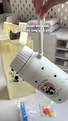 Ẻm dễ thương 🌷 đựng đc nhiều 💦 & giữ nhiệt siu đỉnh nè ✨🫰🏻 #unboxing #binhgiunhiet #inox316 #niumi #xuhuong 