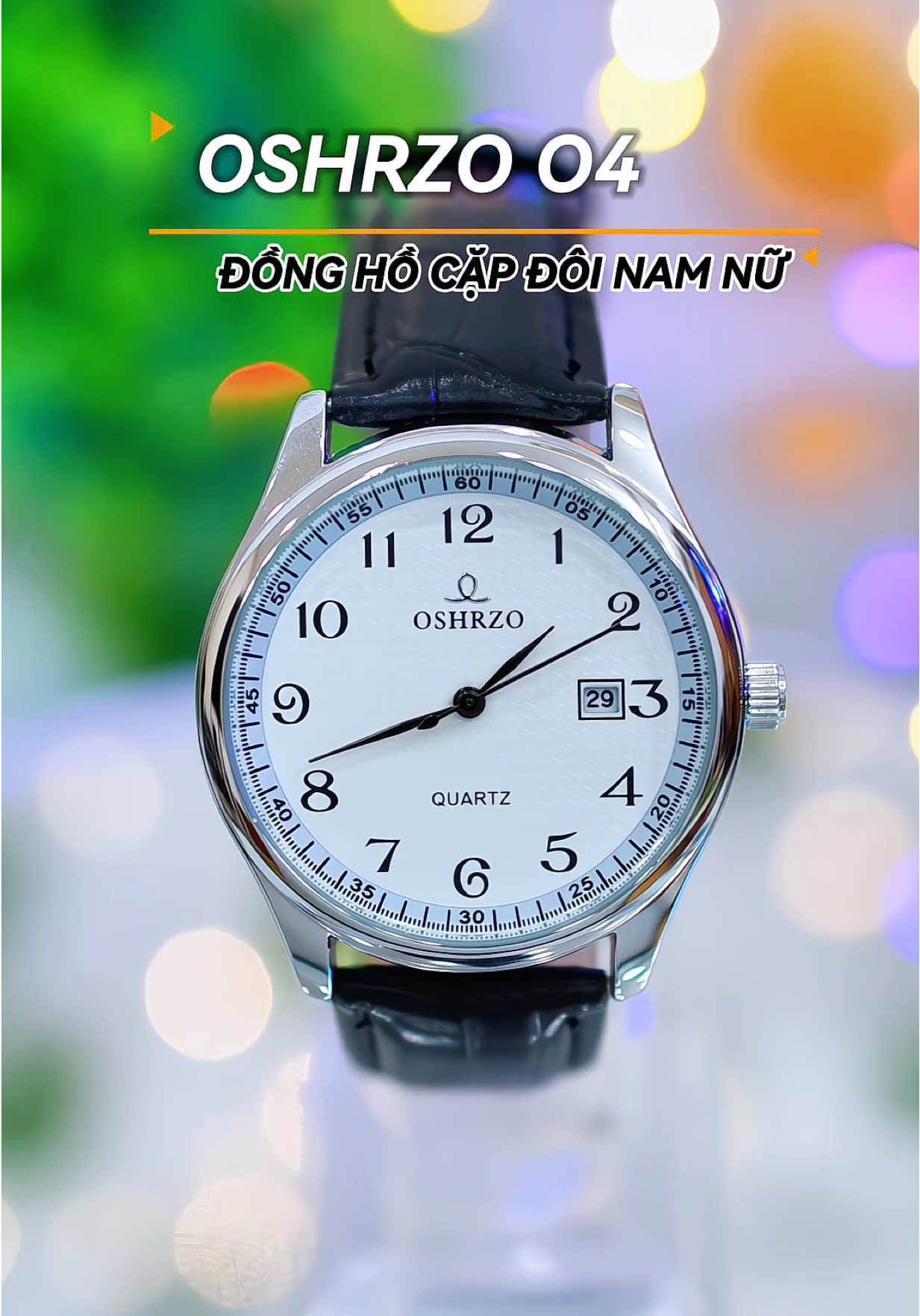 Đồng hồ cặp đôi nam nữ OSHRZO #dongho #donghothoitrang #donghocapdoi #donghonam #donghonu 
