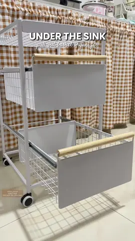 ang laki 😁 madami maoorganizer | #pulloutbasket #undersinkstorage #kitchenorganizer #storageorganizer 