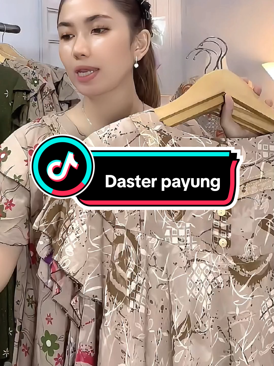 Daster payung coksu bunga kecil#promomakangajian 