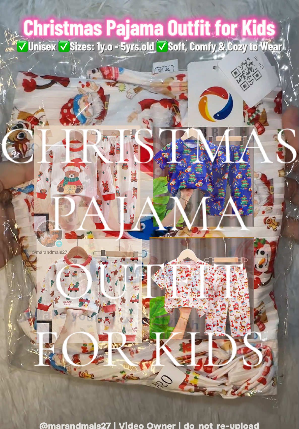 Christmas Pajama Outfit for Kids Di ko ini-expect sa murang halaga, ang ganda ng quality😍 Sobrang lambot, very comfy to wear nito sa mga anak natin mima!  Deserve ito ng anak mo! Perfect rin ito pang regalo sa mga inaanak mo! Check Out Now habang SALE pa❗️#babyclothes #christmaspajamas #kids #christmaspajamaoutfit #christmas 