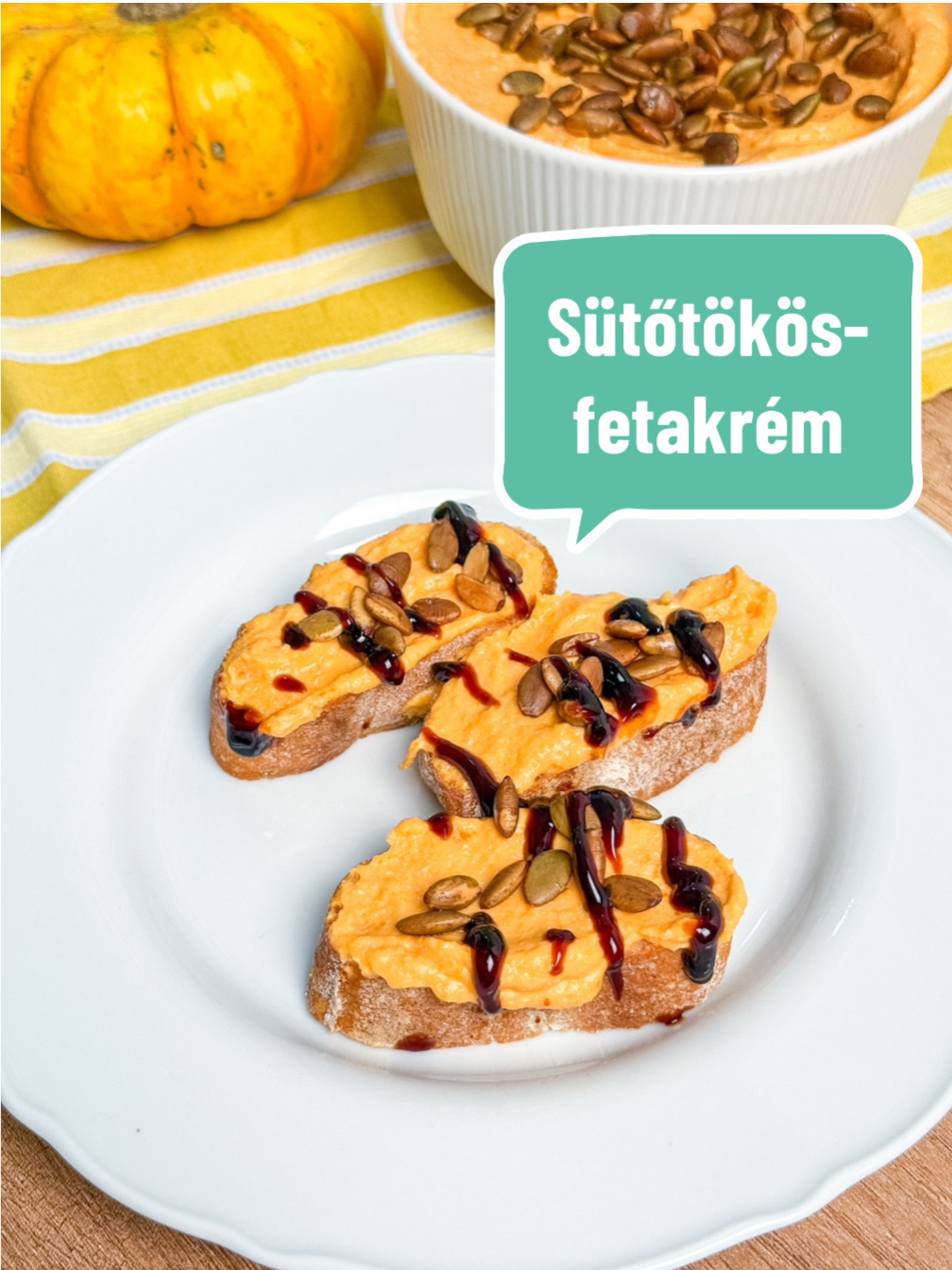 Sütőtök + feta + görög joghurt = tökéletes őszi krém! 🧡🍯 Pirított tökmaggal a tetején, pirítósra vagy zöldség mellé. Egyszerű, de brutál finom! Hozzávalók: 200 g feta sajt 2 ek. görög joghurt 5 ek. sült sütőtök bél 1 tk. méz 100 g tökmag 2 ek. olívaolaj só bagett balzsamecet #fyp #sobors #egyszerűrecept #sütőtökösfetakrém #őszirecept