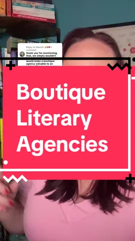 Replying to @Glenda 🍻🇨🇦 The size of the agency is much less important than the work they do #writingcommunity #traditionalpublishing #literaryagents #moneyinpublishing 
