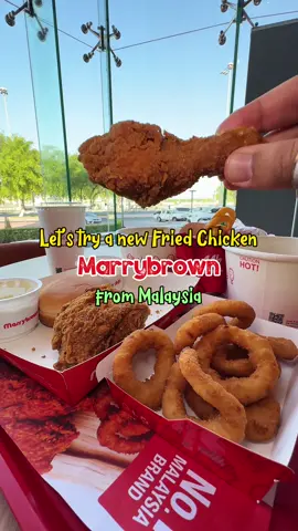 New Fried Chicken place Alert ! #fyp #marrybrown #friedchicken #doha #imhamza97 