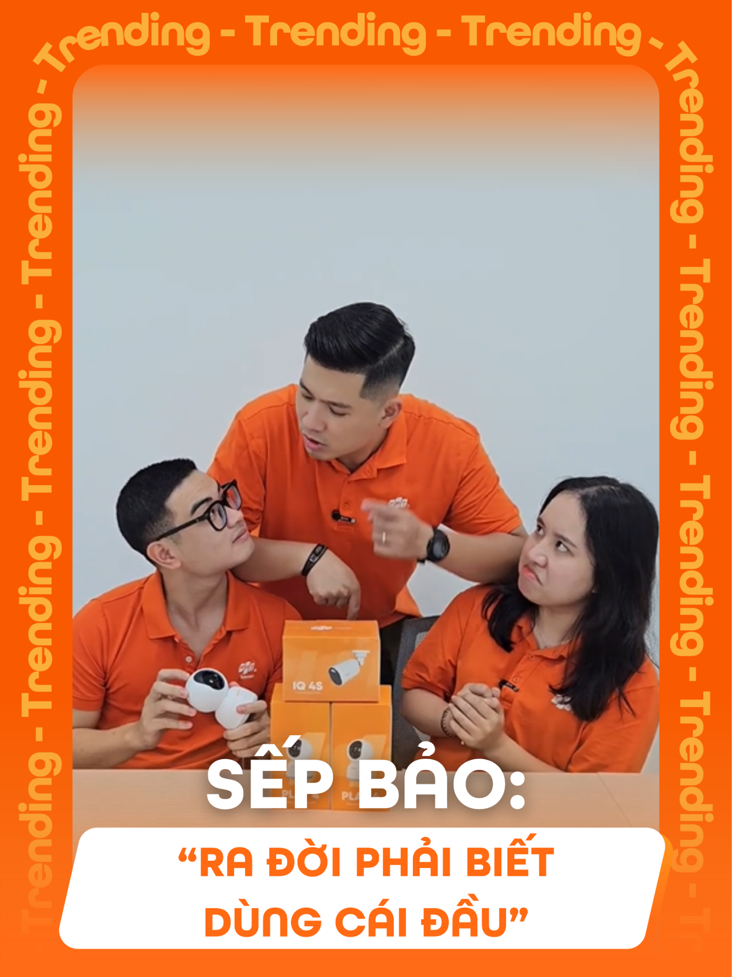 Các bác thấy sếp tụi tui nói chuẩn không á =)) #fpttelecom #trending #camera