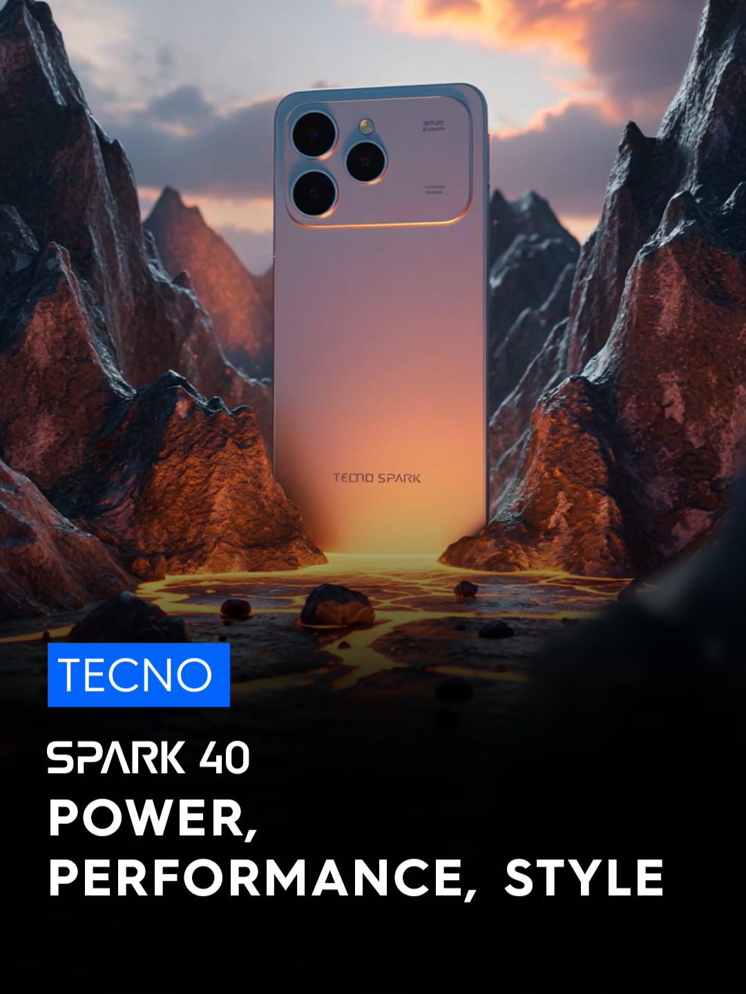 SPARK 40 brings power, style, and performance together - all in one sleek device. Available now for PKR 32,999/- #TECNO  #SPARK40Series #SPARK40 #SlimEverStrongForever